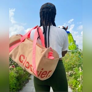 Glossier Desert Rose Sporty Duffle Bag